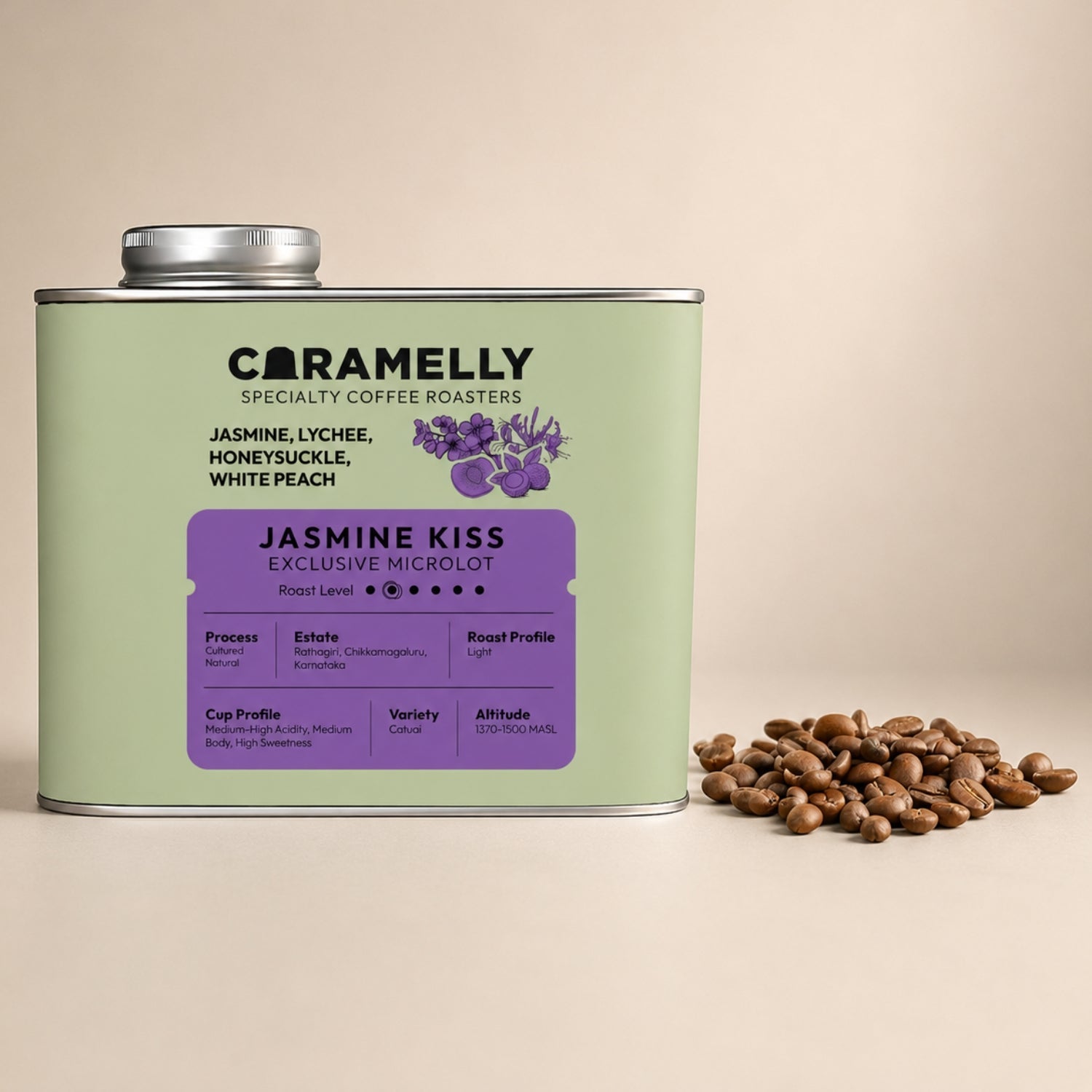 Caramelly Jasmine Kiss Coffee (Exclusive Microlot) - Caramelly