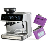Caramelly Latte Touch Coffee Machine with Precision Grinding and Touchscreen