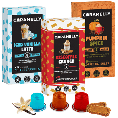 Caramelly Nespresso® Compatible Limited Edition Pack - 30 Pods - Caramelly