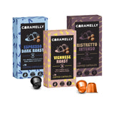 Caramelly Nespresso® Compatible Dark Roast Selection Pack - 30 Pods - Caramelly