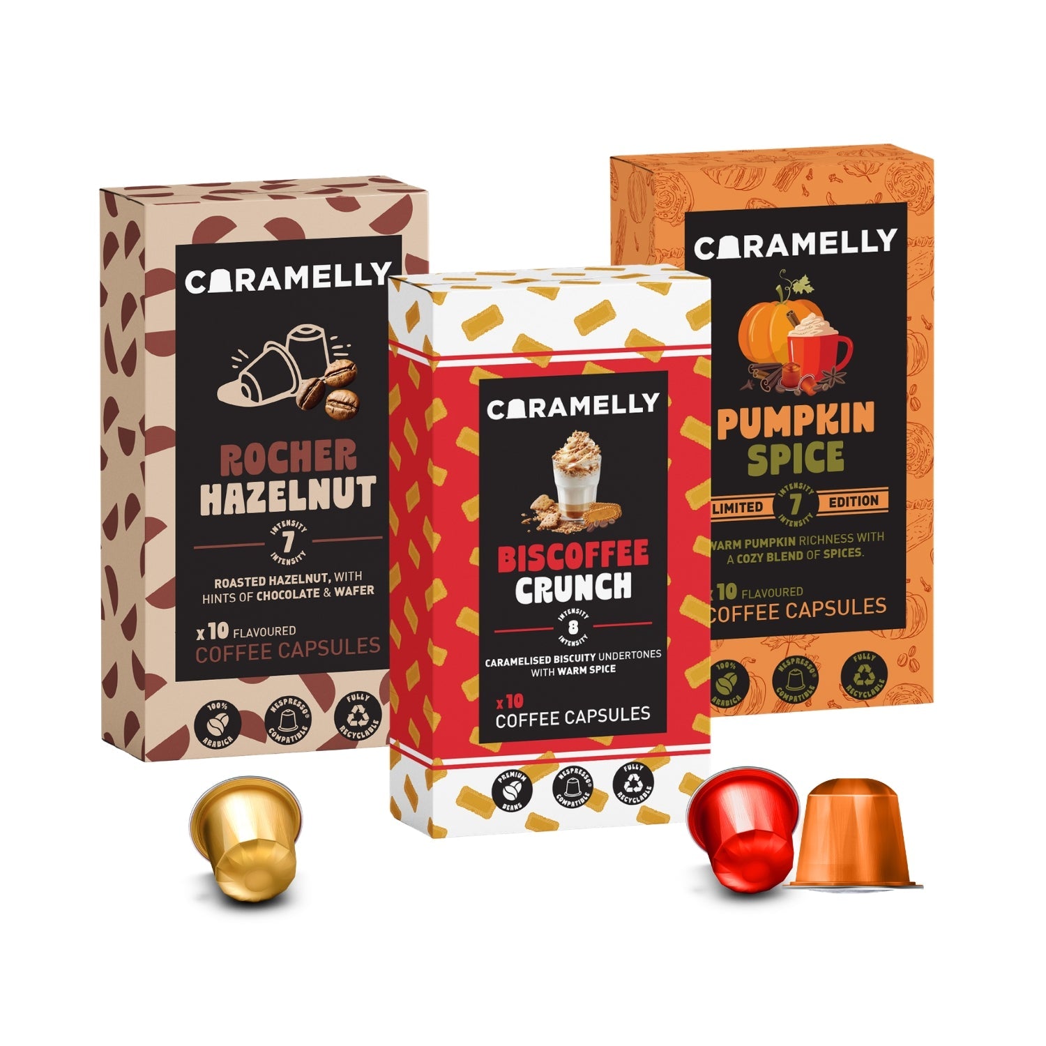 Caramelly Nespresso® Compatible Limited Edition Pack - 30 Pods - Caramelly