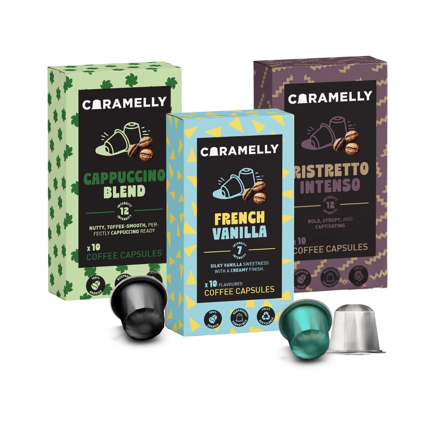 Caramelly Nespresso® Compatible Perfect with Milk Pack - 30 Pods - Caramelly