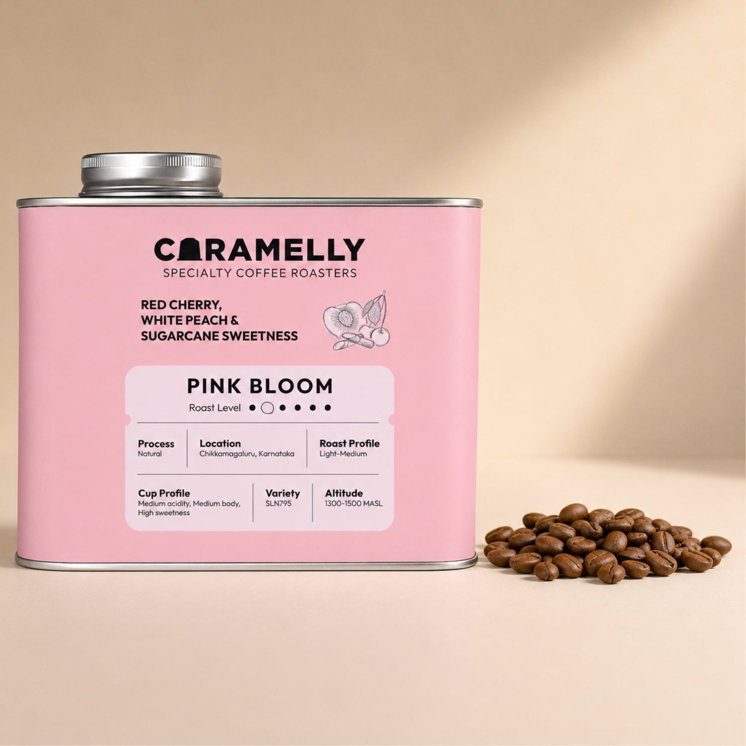 Caramelly Pink Bloom Coffee - Caramelly