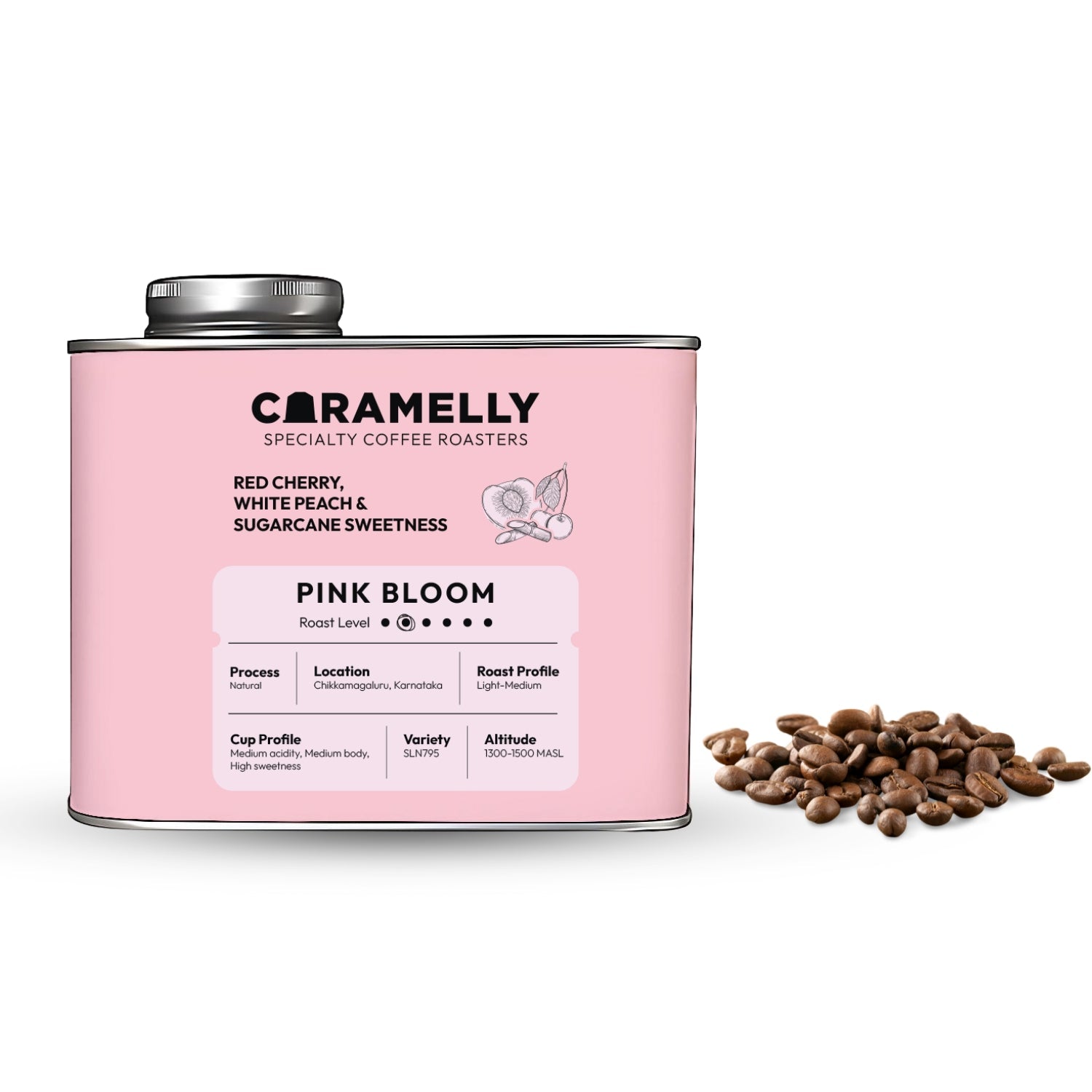 Caramelly Pink Bloom Coffee - Caramelly
