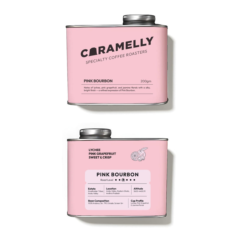 Caramelly Pink Bourbon Coffee - Caramelly