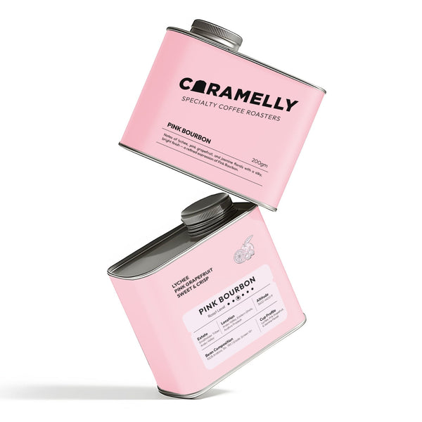 Caramelly Pink Bourbon Coffee - Caramelly