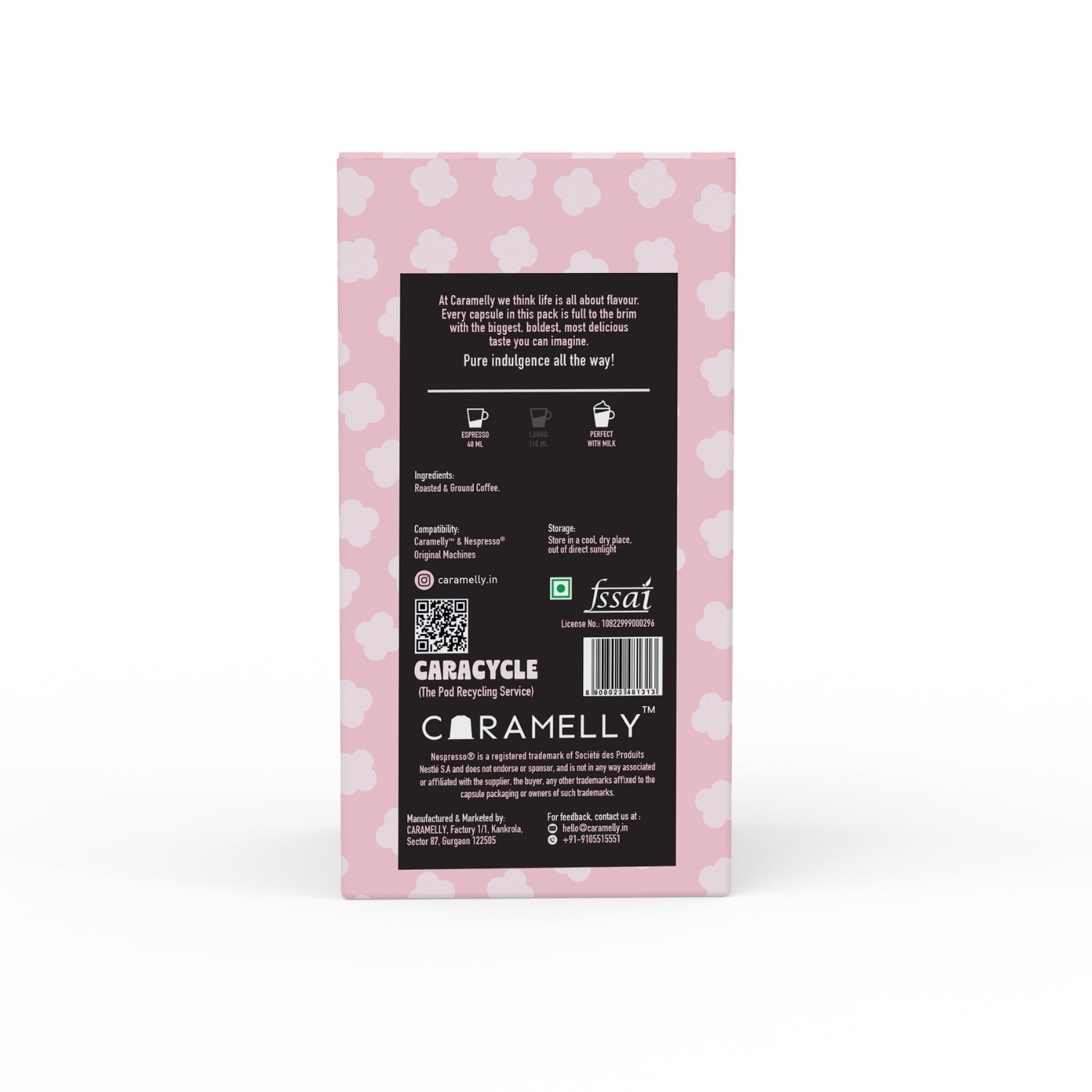 Caramelly Pink Bourbon Nespresso® Compatible Coffee Capsules - 10 Pods - Caramelly