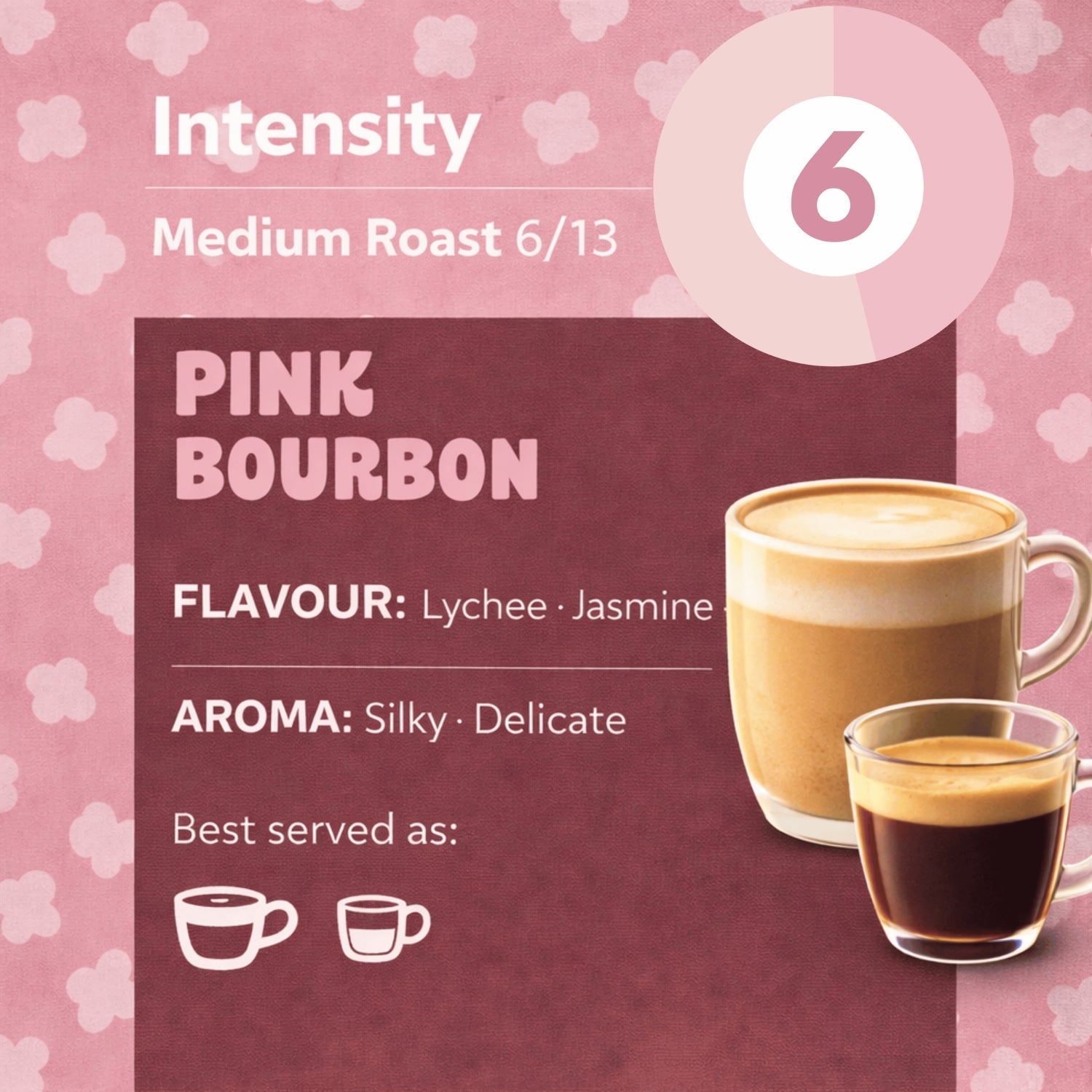 Caramelly Pink Bourbon Nespresso® Compatible Coffee Capsules - 10 Pods - Caramelly