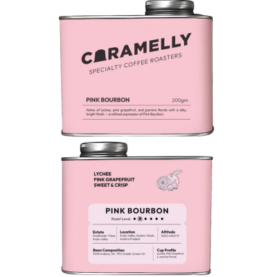 Caramelly Pink Bourbon Coffee - Caramelly