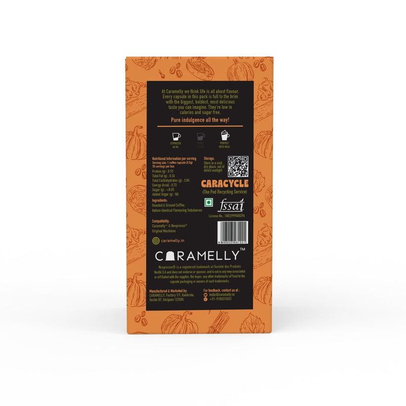 Caramelly Pumpkin Spice Coffee Capsules - Caramelly