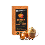 Caramelly Pumpkin Spice Flavoured Nespresso® Compatible Coffee Capsules - 10 Pods - Caramelly