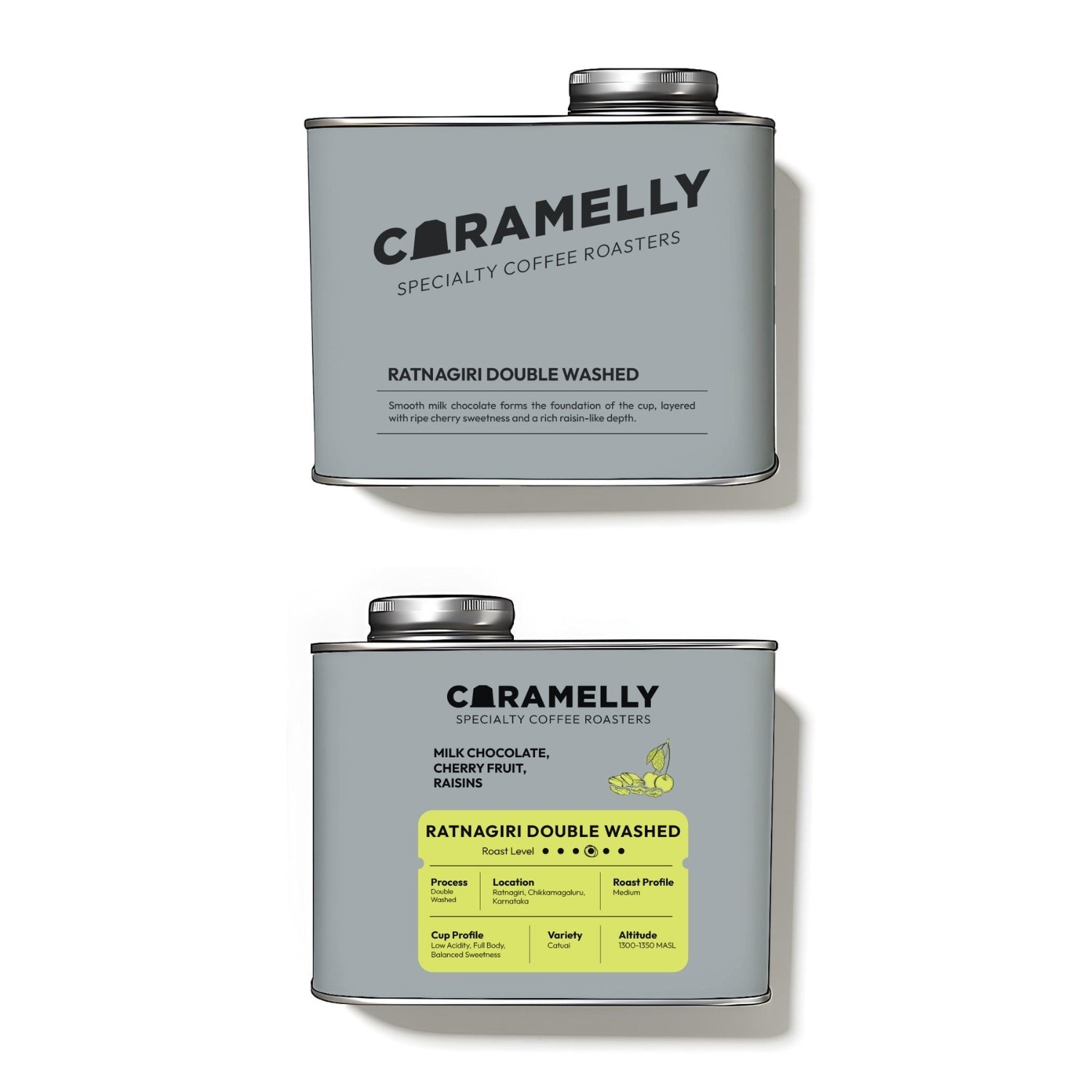 Caramelly Ratnagiri Double Washed Coffee - Caramelly