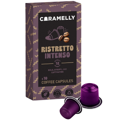 Caramelly Ristretto Intenso Nespresso® Compatible Coffee Capsules - 10 Pods - Caramelly