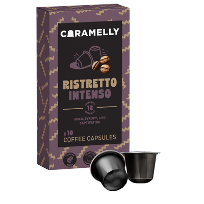 Caramelly Ristretto Intenso Nespresso® Compatible Coffee Capsules - 10 Pods - Caramelly