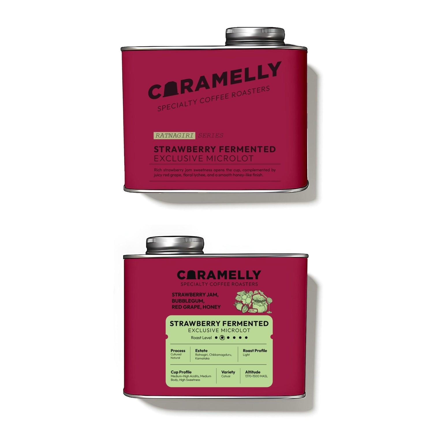 Caramelly Strawberry Fermented Coffee (Exclusive Microlot) - Caramelly