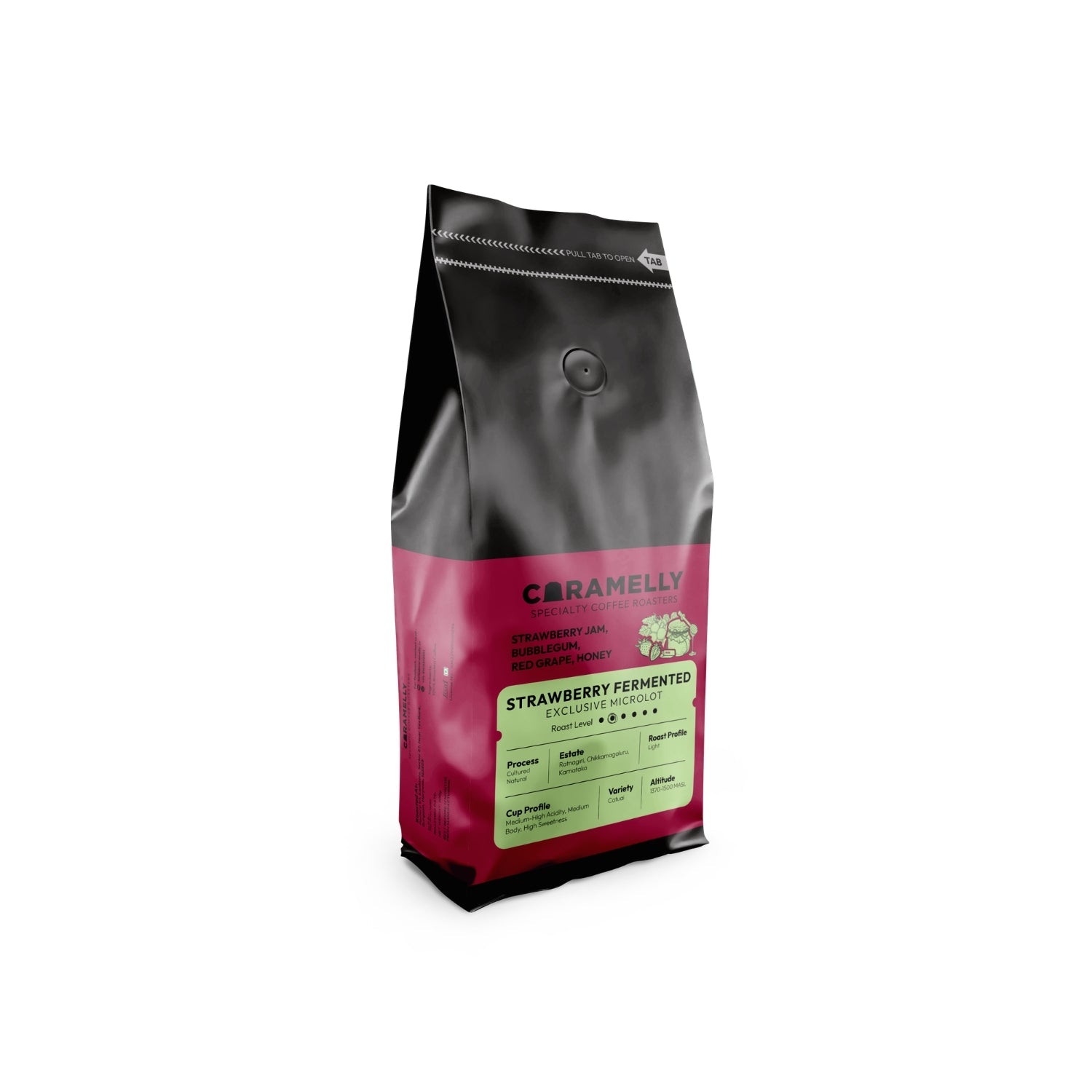 Caramelly Strawberry Fermented Coffee (Exclusive Microlot) - Caramelly