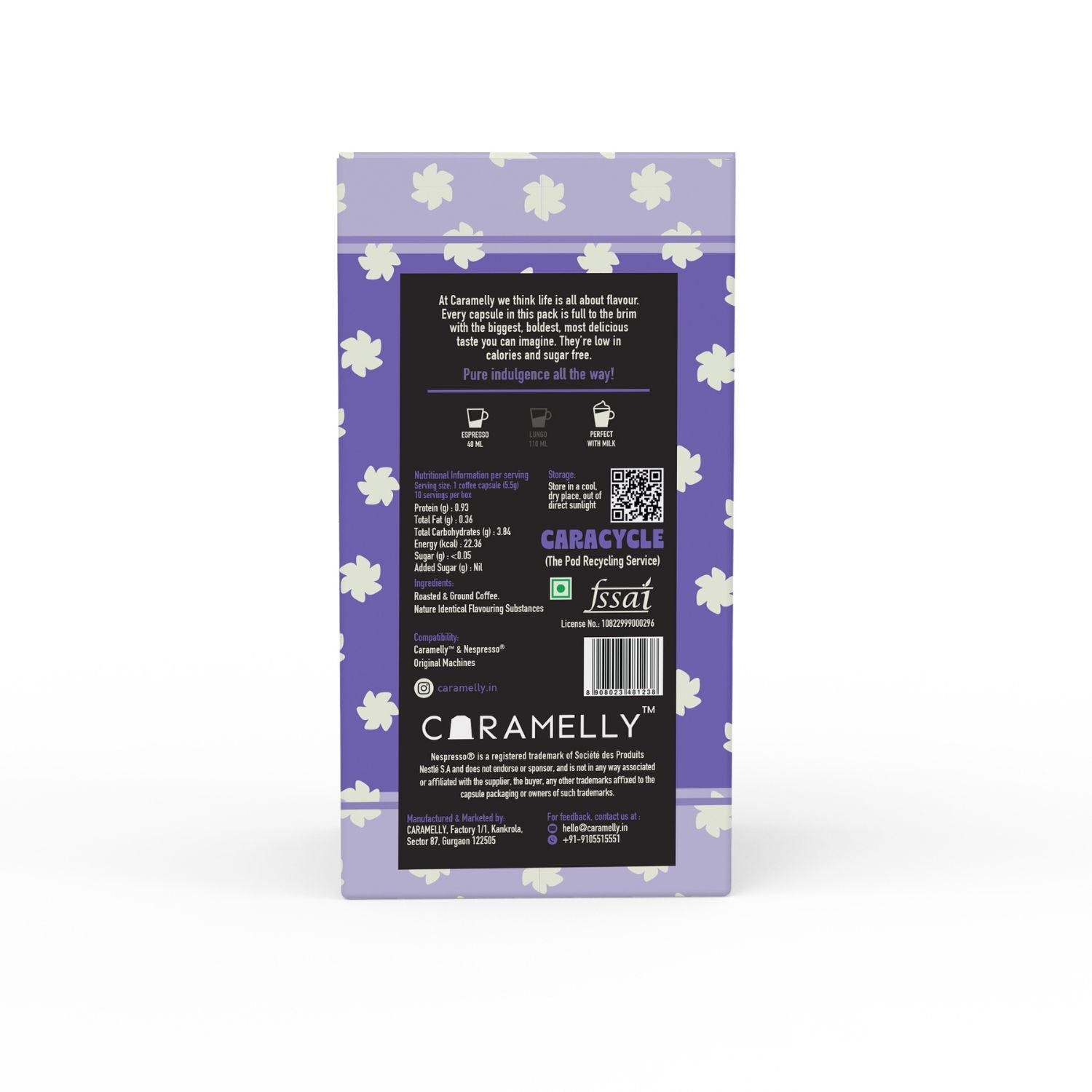 Caramelly Tiramisu Flavoured Nespresso® Compatible Coffee Capsules - 10 Pods - Caramelly