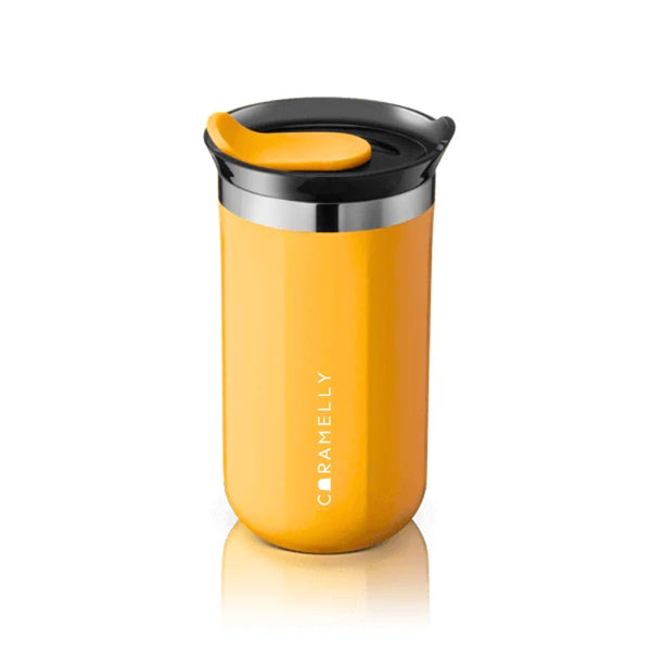 Caramelly Travel Coffee Mug 350ml - Amber Yellow - Caramelly