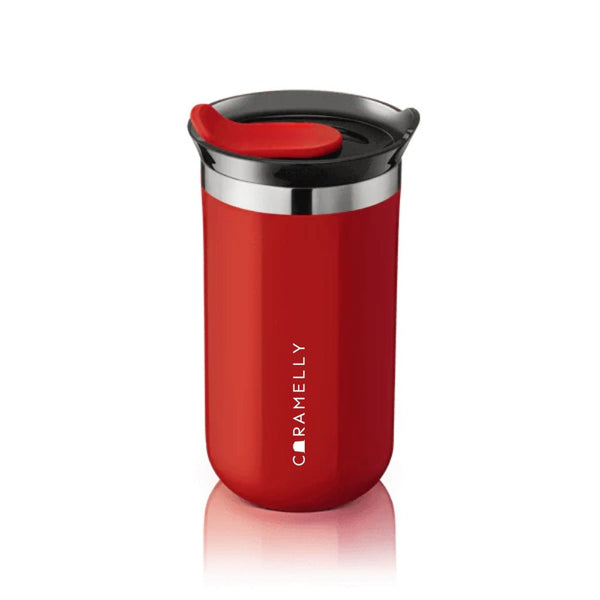 Caramelly Travel Coffee Mug 350ml - Spicy Red - Caramelly