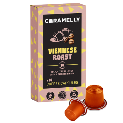 Caramelly Viennese Roast Coffee Capsules - 10 Pods - Caramelly