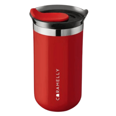 Caramelly Travel Coffee Mug 350ml - Spicy Red - Caramelly