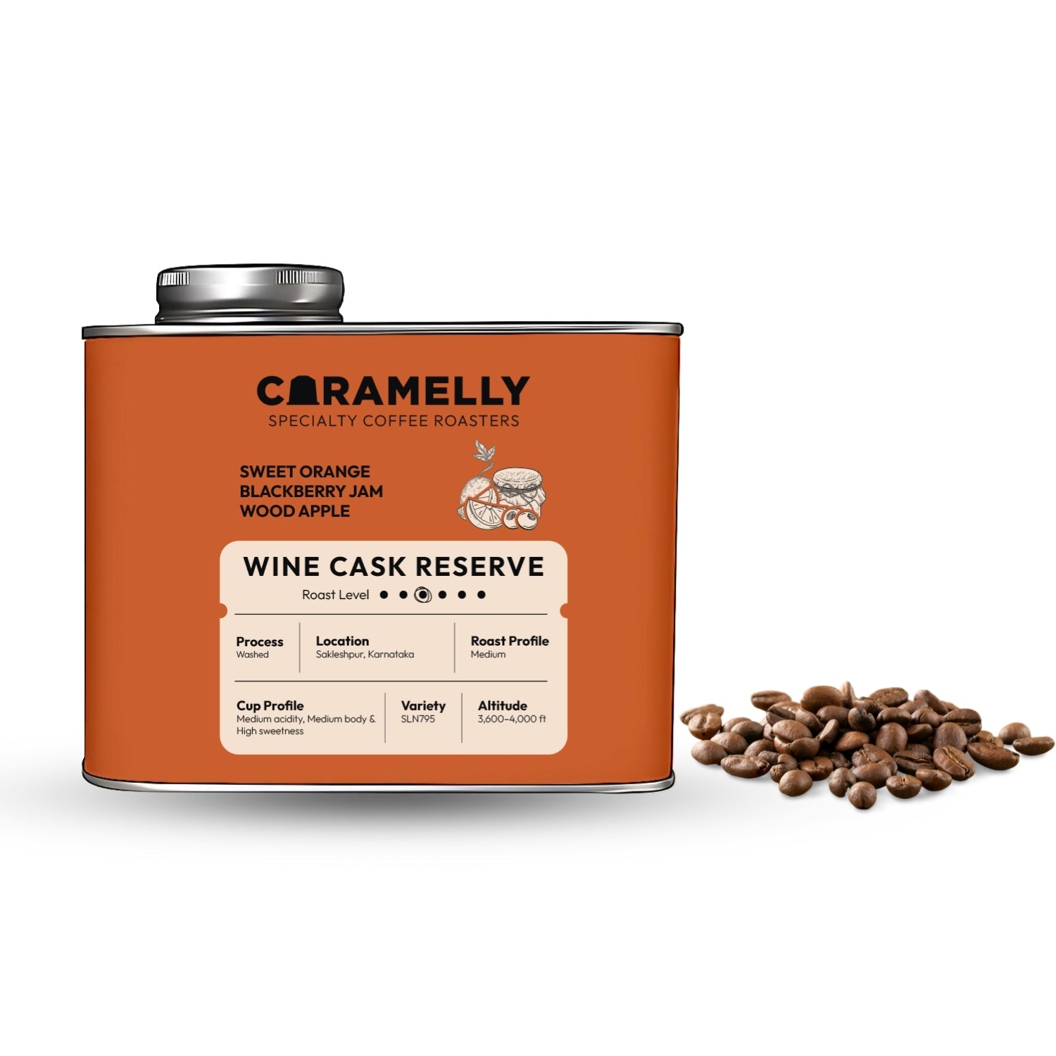 Caramelly Wine Cask Reserve Coffee - Caramelly