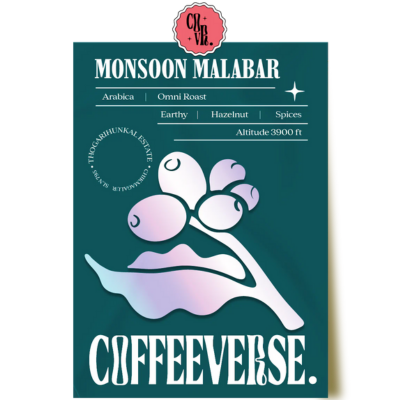 Coffeeverse Monsoon Malabar Coffee (250gm) - Caramelly
