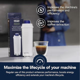 De’Longhi DLSC002 Water Filter & Softener for Coffee Machines | Easy Install | Filters Impurities | 2 Months Usage - Caramelly