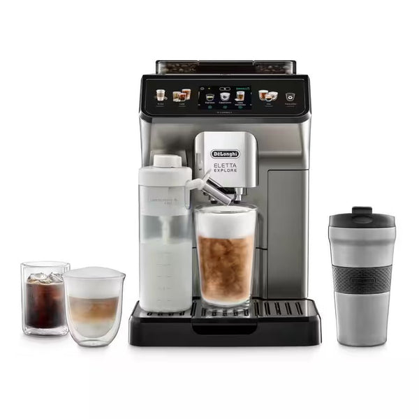 De'Longhi Eletta Explore ECAM 450.86.T Super Automatic Espresso Coffee Machine (Latest Model) - Caramelly