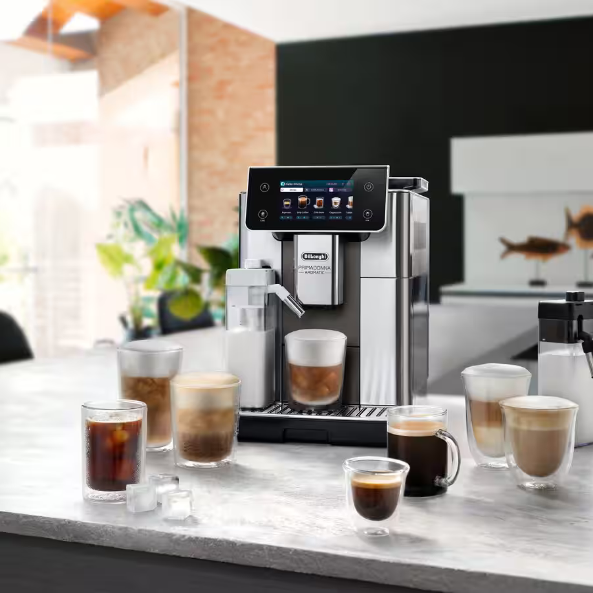 De'Longhi PrimaDonna Aromatic Fully Automatic Coffee Machine with Cold Brew - Caramelly