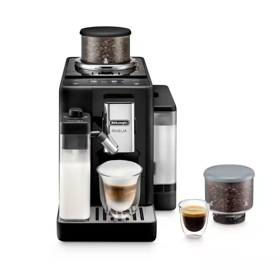De'Longhi Rivelia EXAM 440.55.B Super Automatic Espresso Coffee Machine - Caramelly