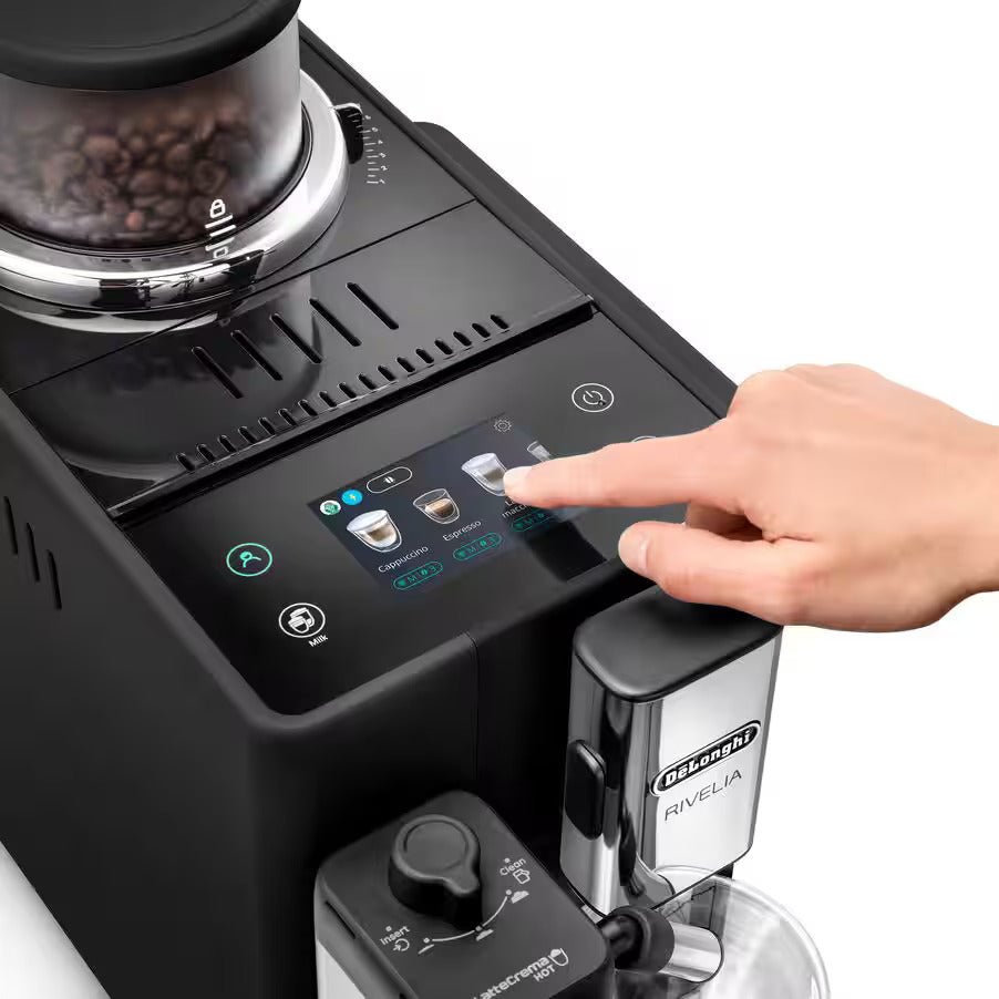 De'Longhi Rivelia EXAM 440.55.B Super Automatic Espresso Coffee Machine - Caramelly