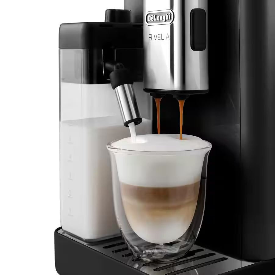 De'Longhi Rivelia EXAM 440.55.B Super Automatic Espresso Coffee Machine - Caramelly