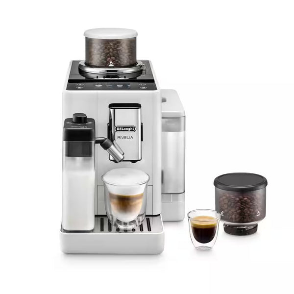 De'Longhi Rivelia EXAM 440.55.W Super Automatic Espresso Coffee Machine - Caramelly