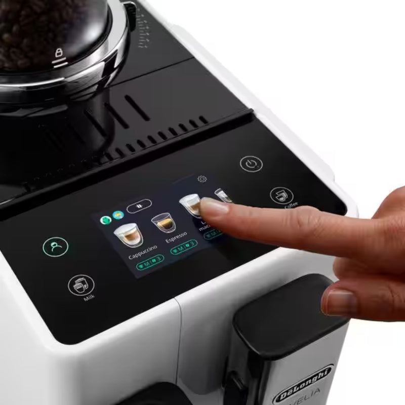 De'Longhi Rivelia EXAM 440.55.W Super Automatic Espresso Coffee Machine - Caramelly