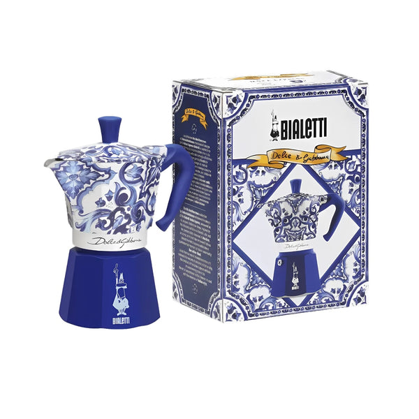 Dolce & Gabbana Bialetti Moka Express | Mediterrean Blue - Caramelly