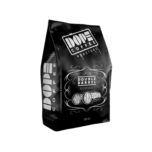 Dope Double Barrel Coffee Beans (250g) - Caramelly