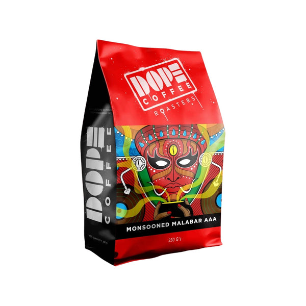 Dope Monsooned Malabar AAA Coffee Beans (250g) - Caramelly