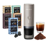 Caramelly Fikapresso PRO Portable Nespresso® Pods Compatible Espresso Maker (Self-Heating) + Free 50 Pods