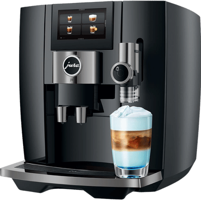 Jura J10 Coffee Machine (Piano Black) - Caramelly