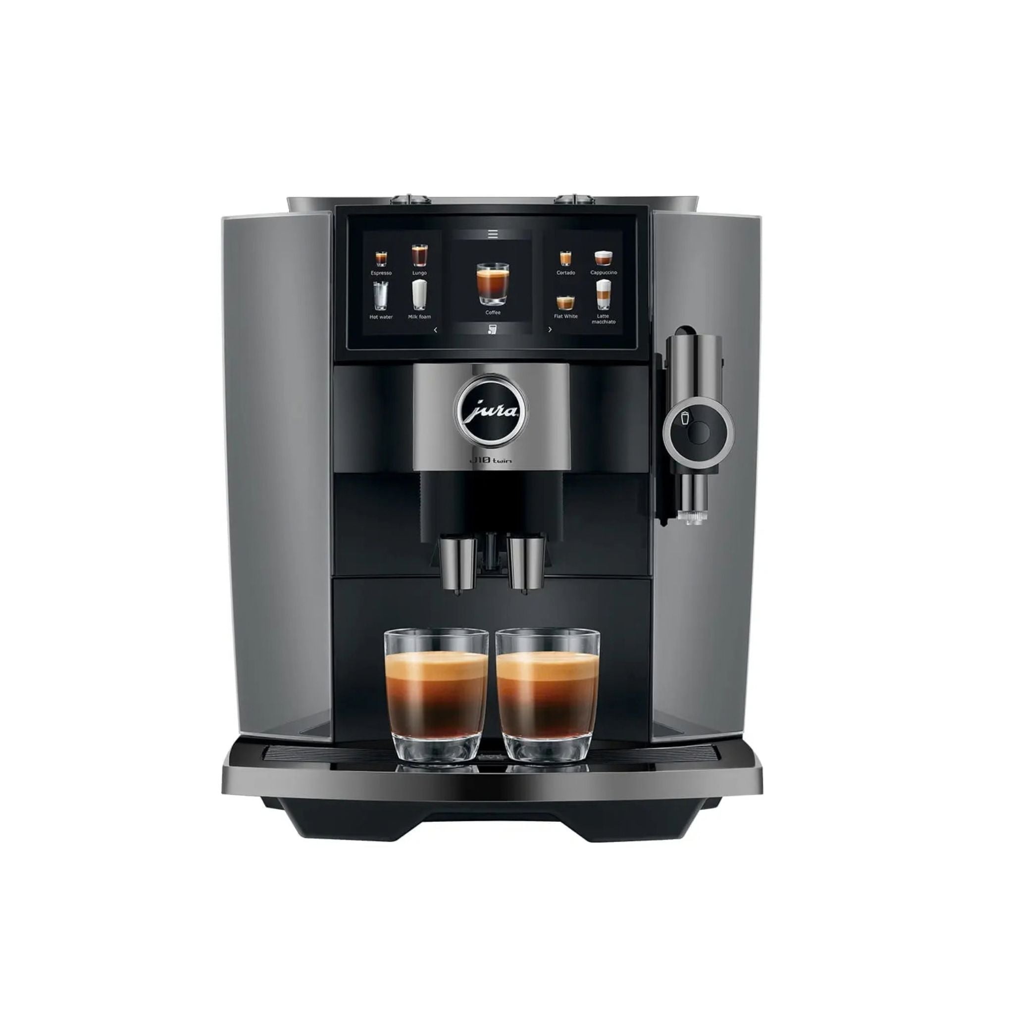 Jura J10 Twin Coffee Machine (Diamond Onyx) - Caramelly
