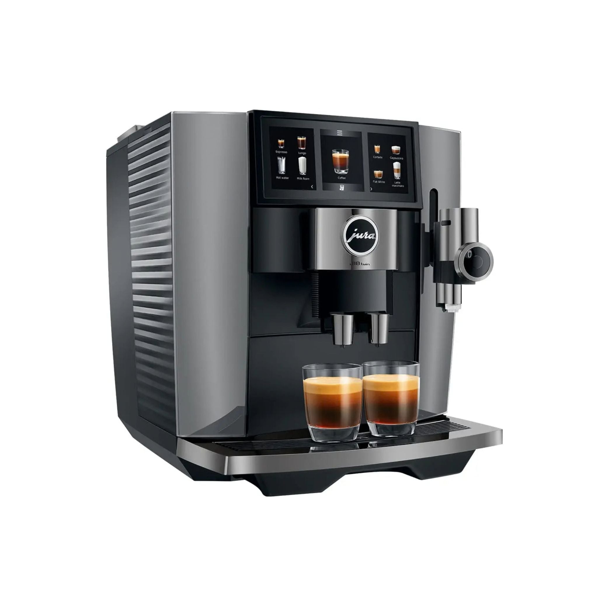 Jura J10 Twin Coffee Machine (Diamond Onyx) - Caramelly