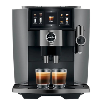 Jura J10 Twin Coffee Machine (Diamond Onyx) - Caramelly