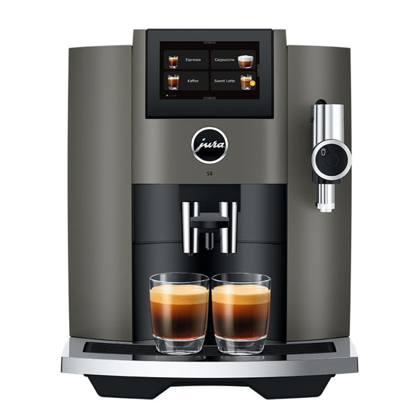 Jura S8 Coffee Machine (Dark Inox) - Caramelly