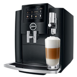 Jura S8 Coffee Machine (Latest Piano Black P.A.G.2 Model) - Caramelly