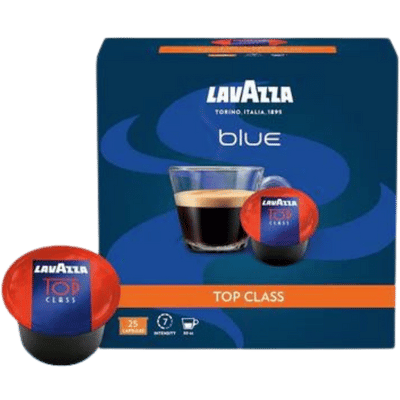 Lavazza Blue Espresso Top Class, Pack of 25 Coffee Capsules, Compatible with Lavazza BLUE Machines - Caramelly