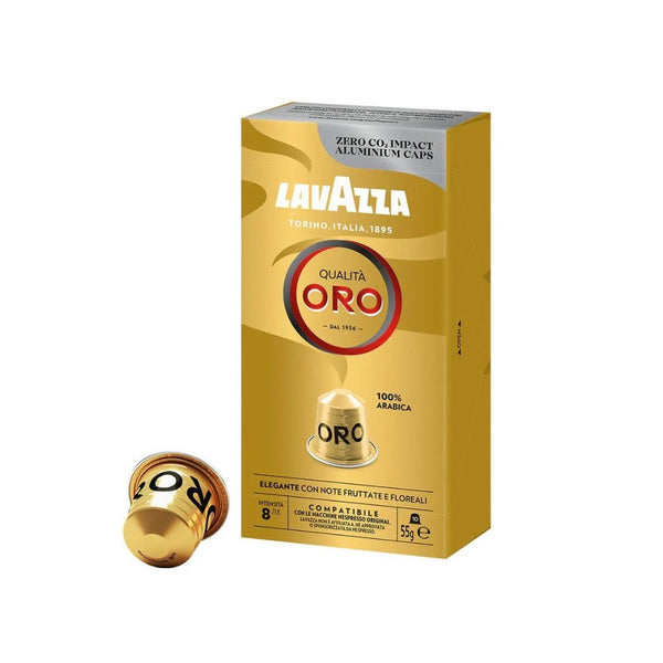 LAVAZZA compatible with Nespresso* Original Machines Qualità Oro Capsules - 10 Pods - Caramelly