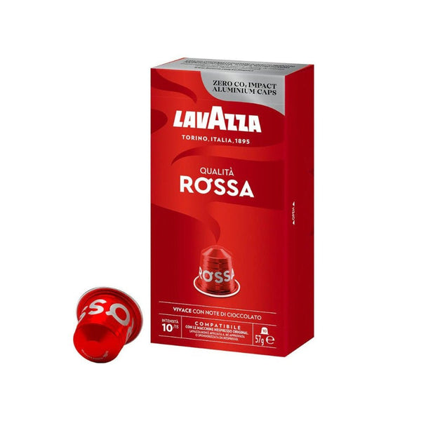 LAVAZZA compatible with Nespresso* Original Machines Qualità Rossa Capsules - 10 Pods - Caramelly