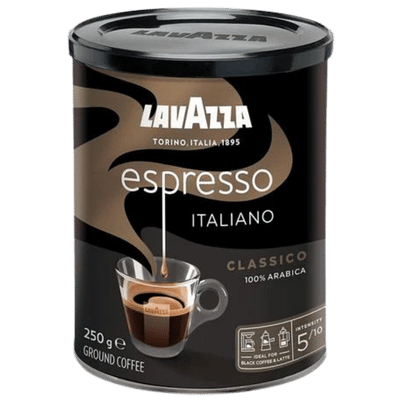 Lavazza R&G Espresso Italiano Ground Coffee (250g) - Caramelly