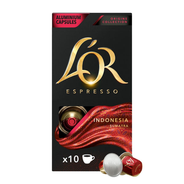 L'OR Indonesia Espresso Coffee Capsules - 10 Pods - Caramelly